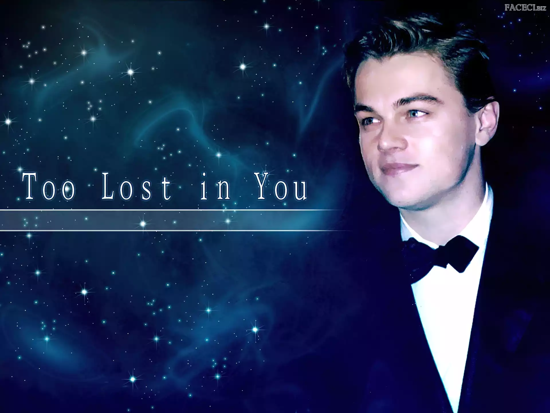 gwiazdy, Leonardo DiCaprio, czarna muszka